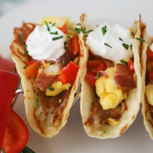 how to make breakfast tacos.