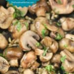 homemade Garlic Butter Mushrooms recipe to make at home