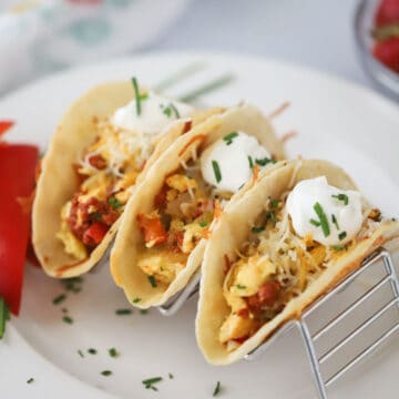 how to make southwest breakfast tacos
