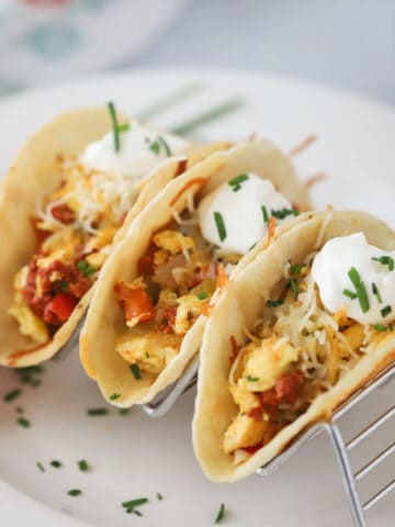 how to make southwest breakfast tacos