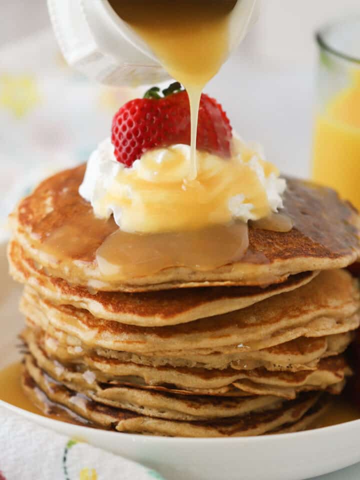 Einkorn Pancakes Recipe - The Carefree Kitchen