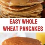 easy whole wheat pancakes from scratch recipes