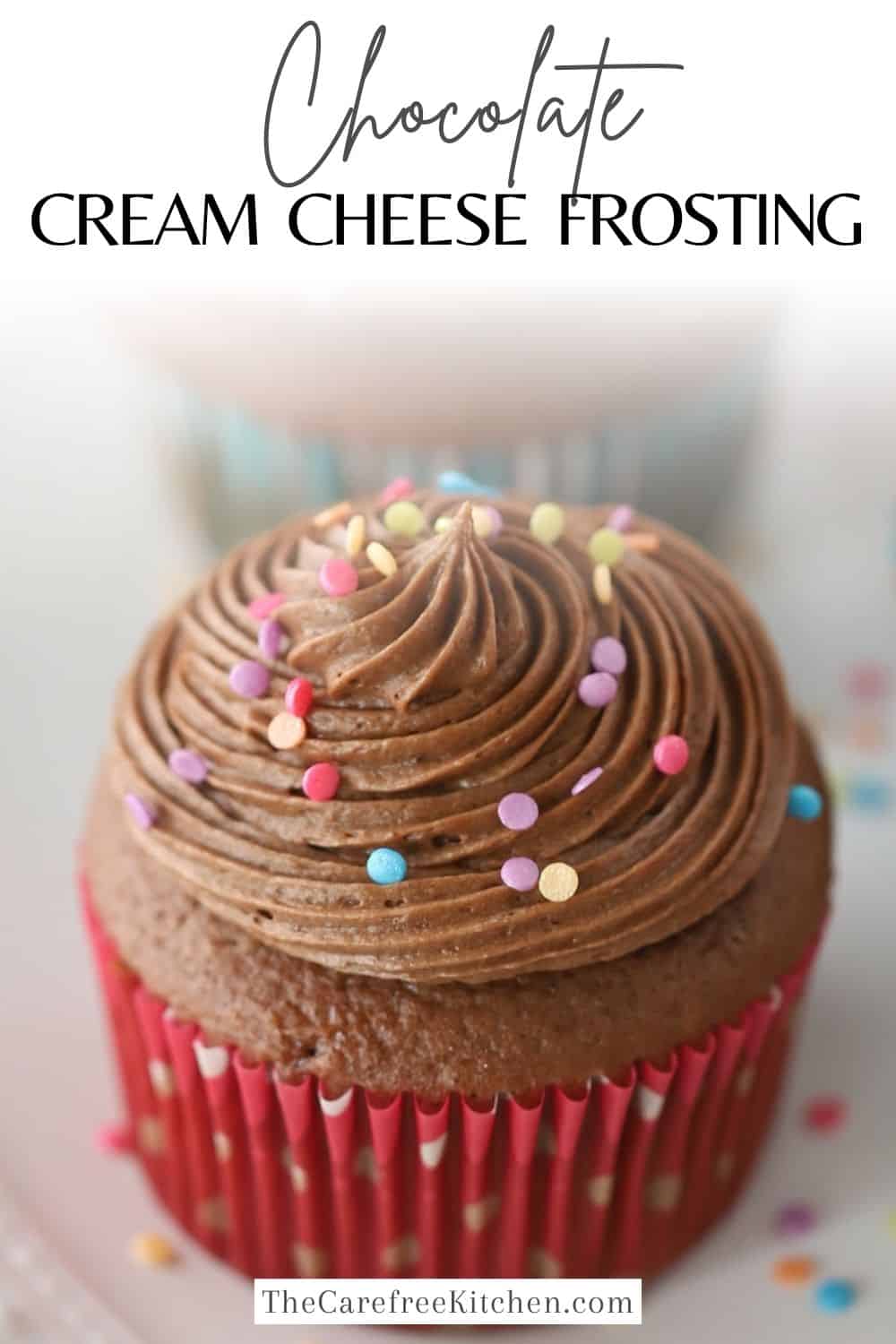 Chocolate Cream Cheese Frosting Recipe - The Carefree Kitchen