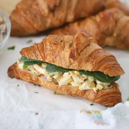 egg salad sandwich recipe with hard boiled eggs