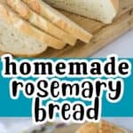 recipe for homemade rustic parmesan Rosemary bread recipe