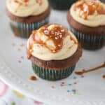 How to make caramel frosting, salted caramel frosting recipe.