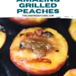 recipe for how to make grilled peaches recipe.