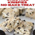 recipe for no bake oreo rice krispies treats recipe