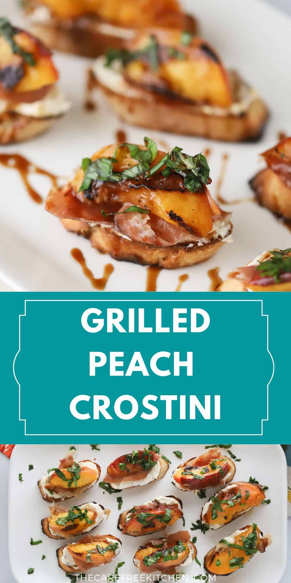 Grilled Peach Crostini - The Carefree Kitchen Grilled Peach Crostini - The Carefree Kitchen