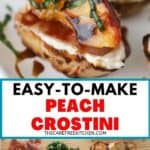 recipe for peach crostini