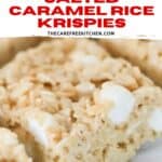 how to make salted caramel rice krispie treats