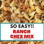 recipe for ranch chex mix recipe