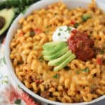 how to make Beef Taco Pasta recipe