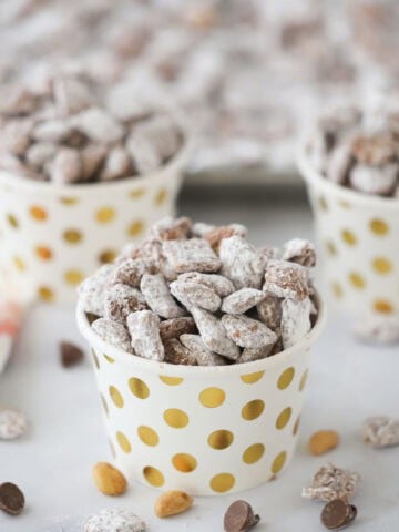 how to make Chocolate Peanut Butter Muddy Buddies recipe