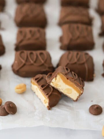 how to make homemade Snickers Candy recipe