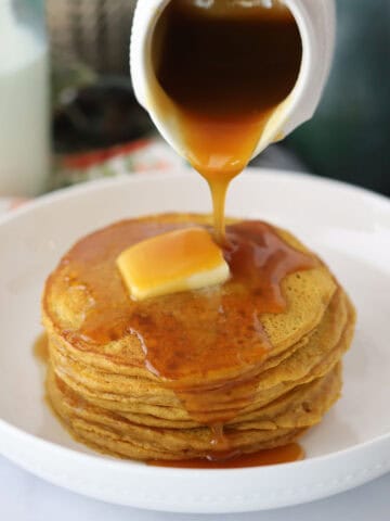 how to make pumpkin pancakes recipe