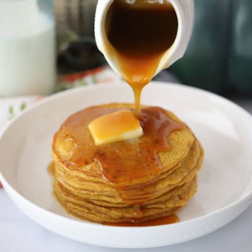 how to make pumpkin pancakes recipe