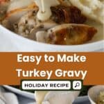 how to make turkey gravy with drippings, how to make turkey gravy without drippings