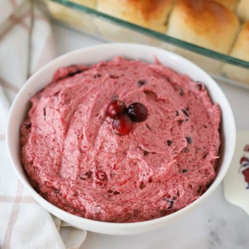 cranberry honey butter recipe, easy honey butter spread for the holidays.