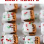 Chocolate Dipped Rolo Pretzel Christmas Candy Recipe.