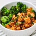 how to make easy teriyaki salmon recipe, salmon teriyaki in a bowl