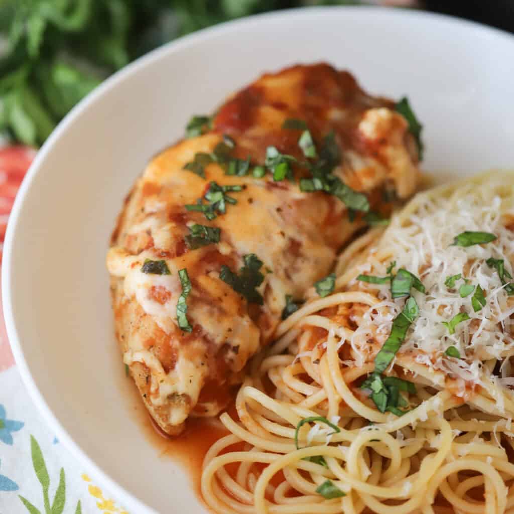 Slow Cooker Chicken Parmesan The Carefree Kitchen