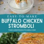 buffalo chicken stromboli recipe
