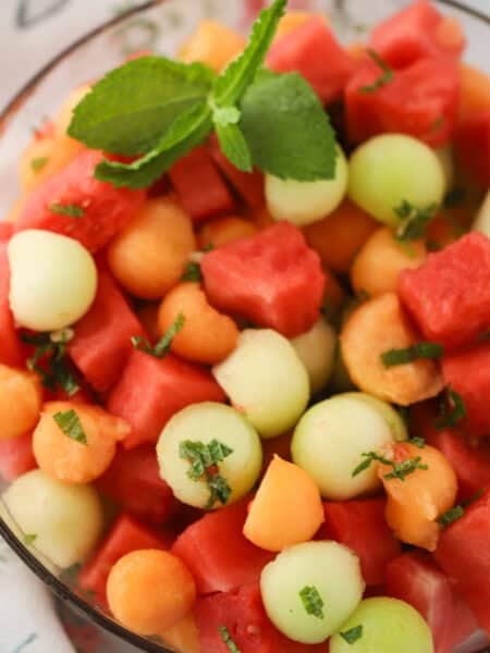 how to make mojito melon salad recipe