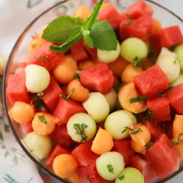 how to make mojito melon salad recipe