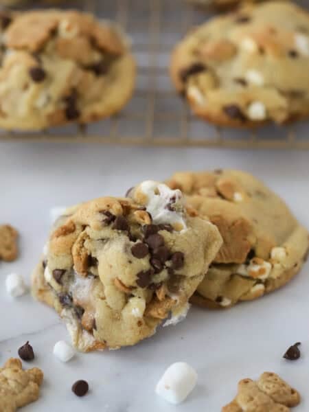 how to make homemade Smores Cookies from scratch.