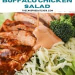 how to make Buffalo Chicken Salad with grilled chicken breast