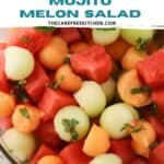 How to make strawberry lime glaze for melon salad recipe