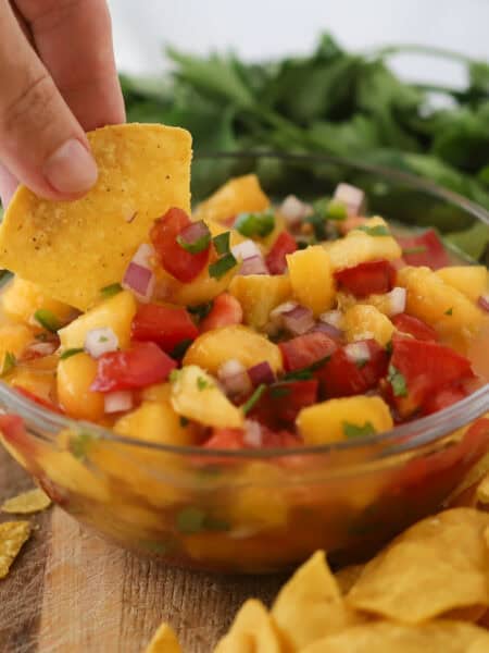 how to make peach salsa recipe