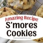 how to make S'mores Cookies recipe, easy summer cookie recipe