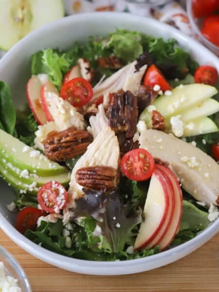 how to make a chicken salad with honey mustard dressing