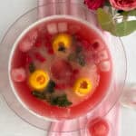 Punch Ring for Pink Punch, Raspberry Punch Ring in punch