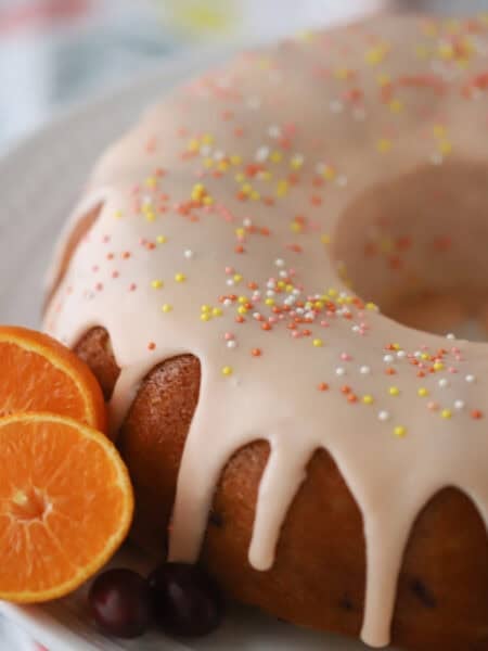 cranberry orange bundt cake recipe