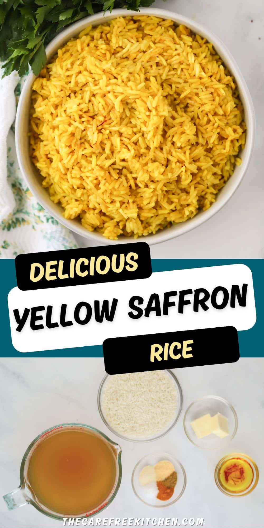Yellow Rice Recipe - The Carefree Kitchen