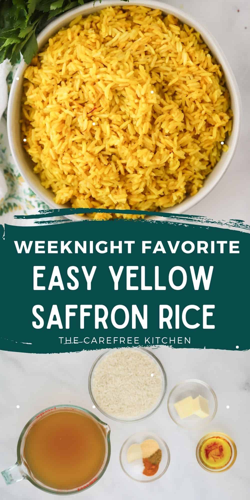 Yellow Rice Recipe - The Carefree Kitchen