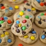 soft and chewy Peanut Butter M&M cookies