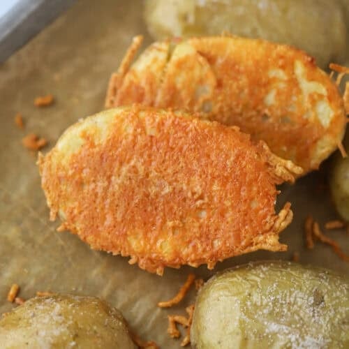 How to make Cheese Crusted Baked Potatoes