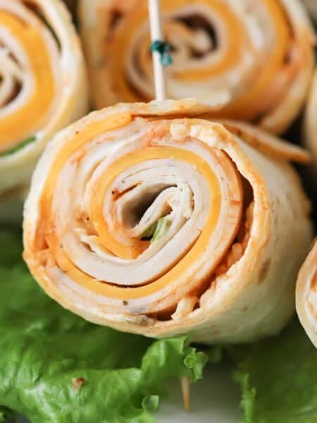 how to make buffalo chicken pinwheels