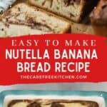 how to make Nutella Banana Bread recipe