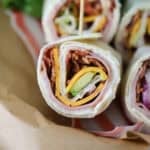 how to make a turkey club pinwheel sandwich