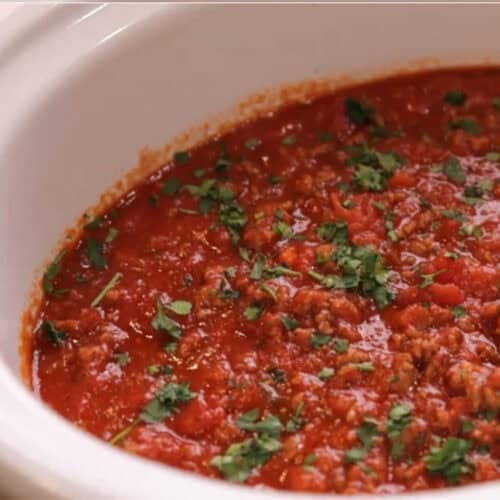 how to make homemade meat sauce in the slow cooker