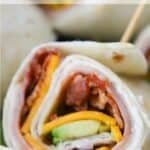 how to make Turkey Club Pinwheel