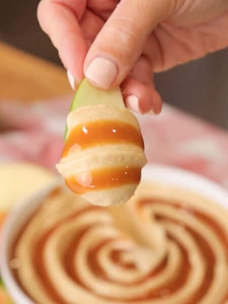 caramel cream cheese fruit dip recipe, caramel dip with cream cheese